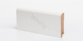 Плинтус напольный Ликорн МДФ White W 02-80 