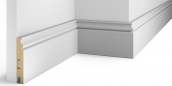 Плинтус Cosca Decor МДФ Белый AP10 под покраску 2400x100x16 мм 