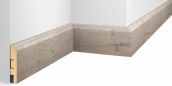 Плинтус Cosca Decor МДФ Экошпон WP07 Дуб Бархатный 2400x80x16 мм 