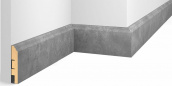 Плинтус Cosca Decor МДФ Экошпон WP07 Бетон, 2400x80x16 мм 