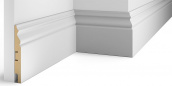 Плинтус Cosca Decor МДФ Белый AP20 под покраску 2400x125x16 мм 