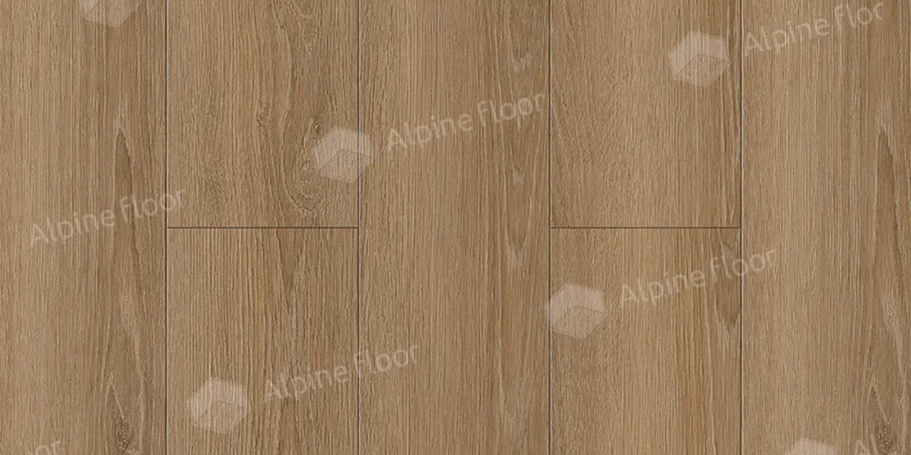 ПВХ плитка, кварц виниловый ламинат Alpine Floor Easy Line Дуб Сантана