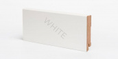 Плинтус напольный Ликорн МДФ White W 06-80 