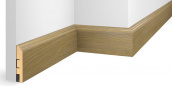 Плинтус Cosca Decor ЕP07 МДФ Nanoflex Дуб Прованс 2400x80x16 мм 