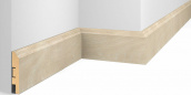 Плинтус Cosca Decor МДФ Экошпон WP07 Ясень Кристалл 2400x80x16 мм 