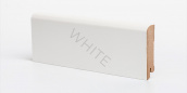 Плинтус напольный Ликорн МДФ White W 02-60 