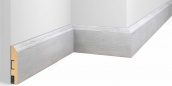 Плинтус Cosca Decor МДФ Экошпон WP07 Дуб Серый 2400x80x16 мм 