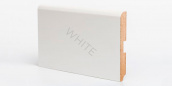 Плинтус напольный Ликорн МДФ White W 02-120 