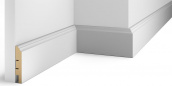 Плинтус Cosca Decor МДФ Белый AP07 под покраску 2400x80x16 мм 