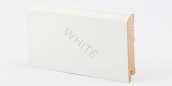 Плинтус напольный Ликорн МДФ White W 28-100 