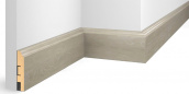 Плинтус Cosca Decor ЕP07 МДФ Nanoflex Дуб Светлый 2400x80x16 мм 