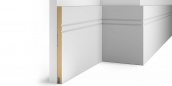 Плинтус Cosca Decor МДФ Белый AP27 под покраску 2400x230x16 мм 