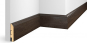 Плинтус Cosca Decor ЕP07 МДФ Nanoflex Дуб Темный 2400x80x16 мм 