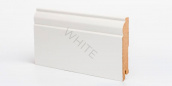 Плинтус напольный Ликорн МДФ White W 04-100 