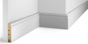 Плинтус Cosca Decor МДФ Белый AP09 под покраску 2400x80x16 мм 