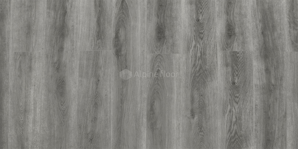 ПВХ плитка, кварц виниловый ламинат Alpine Floor Steel Wood Блэк ECO (с подложкой)