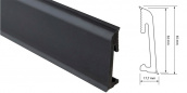Плинтус напольный Salag Alpha 65 мм Czarny AP6603 