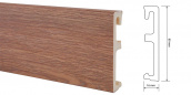 Плинтус напольный Salag Alpha 80 мм Royal Oak AP8138 