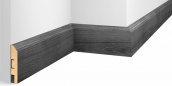 Плинтус Cosca Decor МДФ Экошпон WP07 Ясень Дымчатый 2400x80x16 мм 