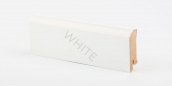 Плинтус напольный Ликорн МДФ White W 28-60 