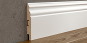 Плинтус Cosca Decor МДФ Белый AP22 под покраску 2400x134x16 мм 