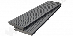 Террасная доска Woodgrand полнотелая из МПК Grigio 3000x140x20 мм