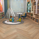 Фотографии в интерьере, SPC ламинат Calitex Diamonds Herringbone Luciano