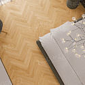 Фотографии в интерьере, Ламинат Norland Herringbone Elegant Strong Дуб Тавора