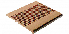 Ступень из ДПК полнотелая Terradeck 2.0 карамель 4000x348x23