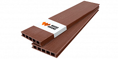 Террасная доска Woodgrand из МПК с тиснением Терракот 4000x150x28 мм