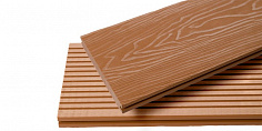 Купить Террасная доска Ecodecking Топ полнотелая 3000x150x21 Бронза 
