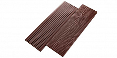 Террасная доска дпк полнотелая Terradeck Solid венге 3000x152x20