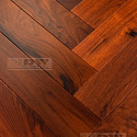 Фотографии в интерьере, Инженерная доска Dw Flooring Ёлочка Орех Золотисто-коричневый 600x90x14