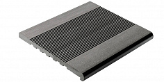 Ступень из ДПК полнотелая Terradeck 2.0 черная 4000x348x23