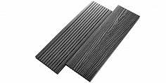 Террасная доска дпк полнотелая Terradeck Solid графит 4000x152x20