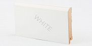 Плинтус напольный Ликорн МДФ White W 28-100 