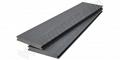 Террасная доска Woodgrand полнотелая с тиснением из МПК Grigio 4000x140x20 мм