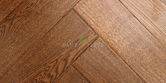 Массивная доска Damy Floor Luxury Английская елочка Ореховый Селект 500 мм 