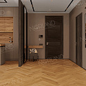 Фотографии в интерьере, Ламинат Norland Herringbone Elegant Дуб Хайнан