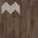 Фотографии в интерьере, Инженерная доска Lab Arte Елка Chevron Французская Дуб Рустик Кайт лак 600/510х90х14/45°