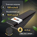 Фотографии в интерьере, Террасная доска Woodgrand полнотелая с тиснением из МПК Антрацит 4000x140x20 мм