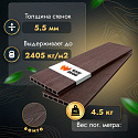 Фотографии в интерьере, Террасная доска Woodgrand из МПК с тиснением Венге 3000x200x24 мм