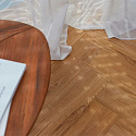 Фотографии в интерьере, SPC ламинат Steinholz Herringbone Лархе