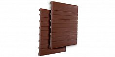 Купить Ступень Ecodecking Топ полнотелая 4000х320х24 Шоколад 