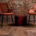 Фотографии в интерьере, ПВХ плитка, кварц виниловый ламинат Vinilam Parquet Herringbone Glue Венецианский