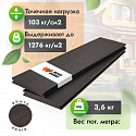 Фотографии в интерьере, Террасная доска Woodgrand полнотелая из ДПК с тиснением Венге 3000x140x20 мм