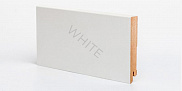 Плинтус напольный Ликорн МДФ White W 06-100 