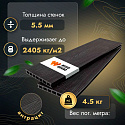 Фотографии в интерьере, Террасная доска Woodgrand из МПК с тиснением Антрацит 3000x200x24 мм