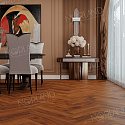 Фотографии в интерьере, Ламинат Norland Herringbone Elegant Орех Кипр