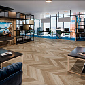 Фотографии в интерьере, SPC ламинат Damy Floor Chevron Сен-Жермен